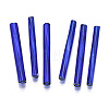 Opaque Glass Twisted Bugle Beads SEED-T005-15-B05-2