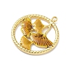 304 Stainless Steel Enamel Pendants STAS-G371-04G-03-2