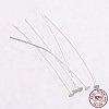 925 Sterling Silver Flat Head Pins STER-K017-25mm-S-2