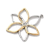 304 Stainless Steel Pendants X-STAS-A126-03B-GP-2