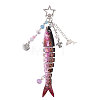 1Pc Resin Fish Pendant Decorations HJEW-CA0001-78B-1