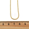 Brass Ball Chains Necklaces for Women NJEW-D302-21G-5