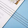 DIY 304 Stainless Steel Cable Chains Necklace Making Kits DIY-SZ0001-80P-3
