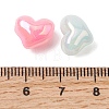 UV Plating Opaque Acrylic Beads OACR-G058-16C-3