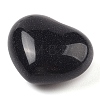 Synthetic Blue Goldstone Love Heart Stone G-I367-03K-2