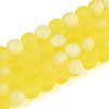 Frosted Transparent Glass Beads Strands LS-GLAA-T032-T10mm-MBB12-1