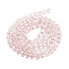 Electroplate Transparent Glass Beads Strands EGLA-A035-T6mm-A20-2