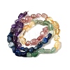 Natural Strawberry Quartz & Citrine & Amethyst & Green Aventurine & Lapis Lazuli Beads Strands G-L610-B15-01-4