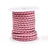 Hollow Braided Cowhide Leather Cord NWIR-ZX002-01B-1