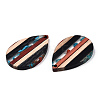 Resin & Walnut Wood Pendants RESI-N039-20-3