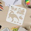Plastic Drawing Painting Stencils Templates Sets DIY-WH0172-964-3