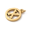 304 Stainless Steel Charms
with Jump Ring STAS-R001-02G-X-2