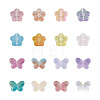 80Pcs 16 Style Transparent Glass Beads GLAA-PJ0001-05-12