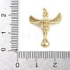Brass Micro Pave Cubic Zirconia Pendants KK-Z123-24G-02-3