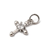 Brass Micro Pave Cubic Zirconia Pendants KK-P308-27P-2
