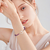 9Pcs 9 Styles Natural Mixed Stone Chip Nylon Braided Beaded Bracelet Making AJEW-BM0001-55-6