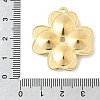 304 Stainless Steel & Crystal Rhinestone Pendants STAS-G390-01G-02-3