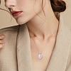 Natural Freshwater Pearl Pendants PEAR-WH0011-002B-G-5