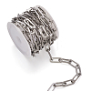 304 Stainless Steel Paperclip Chains CHS-YS0001-01P-3