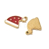 304 Stainless Steel Enamel Pendants STAS-L300-012G-15-2