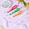 100Pcs Aluminum Beads ALUM-CP0001-01-4