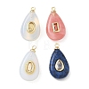 Natural & Synthetic Mixed Gemstone Pendants KK-D289-28G-1