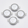 Alloy Enamel Links Connectors ENAM-TAC0003-01S-04Y-1