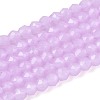 Imitation Jade Glass Beads Strands GLAA-T028-2mm-11D-1