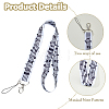 5Pcs Polyester Mobile Straps HJEW-HS0001-08-4