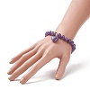 Natural Amethyst Beaded Bracelets BJEW-JB09039-04-4