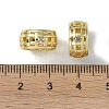 Rack Plating Brass Beads KK-A220-24I-G-2