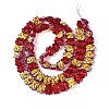 Baking Paint Electroplate Transparent Glass Beads Strands EGLA-N020-04A-2