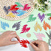 18Pcs 9 Colors Computerized Embroidery Cloth Iron on/Sew on Patches PATC-ME0001-42-3
