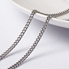 Tarnish Resistant 304 Stainless Steel Curb Chains Twisted Chains CHS-L014-11P-1