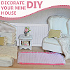 Rectangle Plastic Doll House Rail Mini Model DOLL-WH0007-21D-5