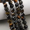 Natural Tiger Eye Beads Strands G-C267-B14-1