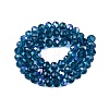 Electroplate Glass Beads Strands EGLA-A044-T8mm-L27-3