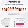 Leopard Print Resin Full Cover Press On False Nails MRMJ-WH20008-25-2