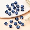Polymer Clay Rhinestone Beads RB-H284-6MM-2-4