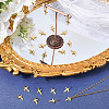30Pcs Brass Pendants ZIRC-SC0001-35-3