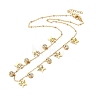 PVD Vacuum Plating 304 Stainless Steel Stud Earring and Pendant Necklace Set LS-SJEW-C002-01C-G-2