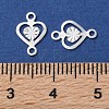 Brass Filigree Connector Charms KK-F880-02S-01-3