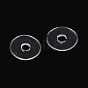 50Pcs Transparent PVC Insulating Gaskets PVC-T006-7mm-01-2