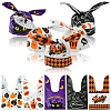 50Pcs 5 Styles Rabbit Shaped Halloween Candy Plastic Bags ABAG-FS0001-08A-1