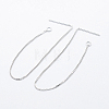 925 Sterling Silver Ear Stud Findings STER-I014-01S-B-4