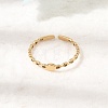 304 Stainless Steel Cuff Open Rings SA-CBAD22F-01G-B-3
