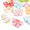 Opaque Resin Cabochons RESI-L051-03-2