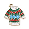 Alloy Enamel Pendants ENAM-B030-02G-03-1
