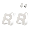 Hypoallergenic Bioceramics Zirconia Ceramic Stud Earrings EJEW-F340-04R-1