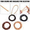 5M Round Braided Cowhide Letter Cord WL-GF0001-34B-01-5